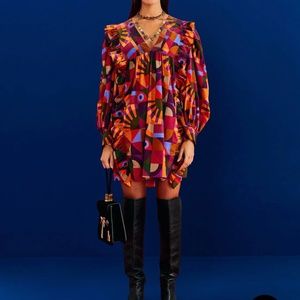 Graphic Toucan Mini Dress Size / Extra Small Farm Rio